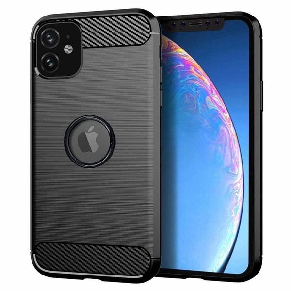 Custodia / Cover Per Apple Iphone 11 ( 6,1" ) Nero - Forcell Carbon"-image