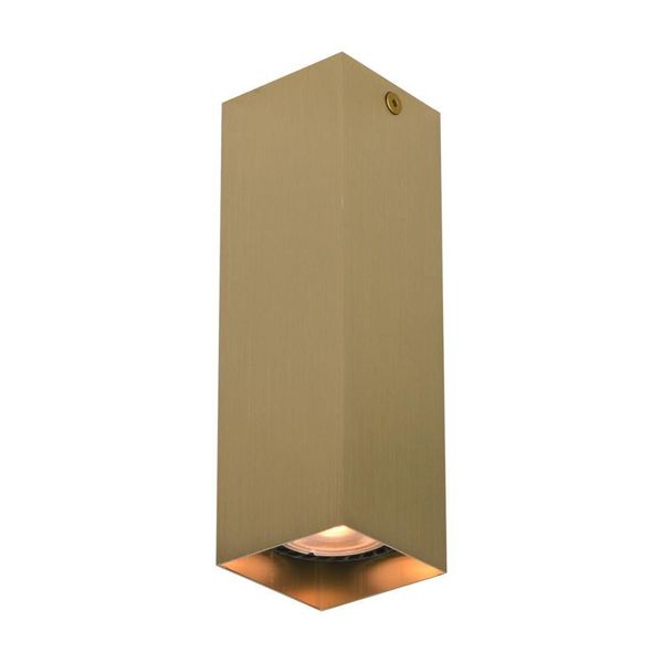 Spot A Soffitto Moderno Oro Quadrato 17 Cm Per Soggiorno Cucina 1Xgu10 10W Ander Italux-image