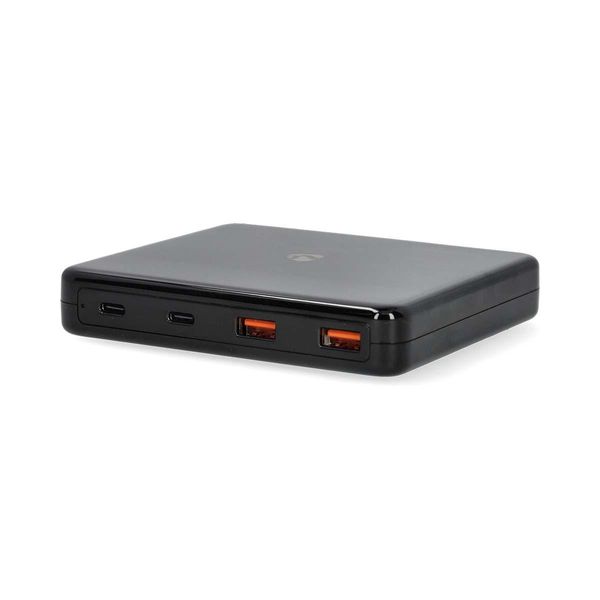 Caricatore Da Muro | 65 W| Gan | Funzione Di Ricarica Rapida | 1,5 / 2,0 / 3,0 / 3,25A| Numero Di Uscite: 4 | USB-A / USB-C™ | Euro | 1,50 | Selezione Automatica Della Tensione-image