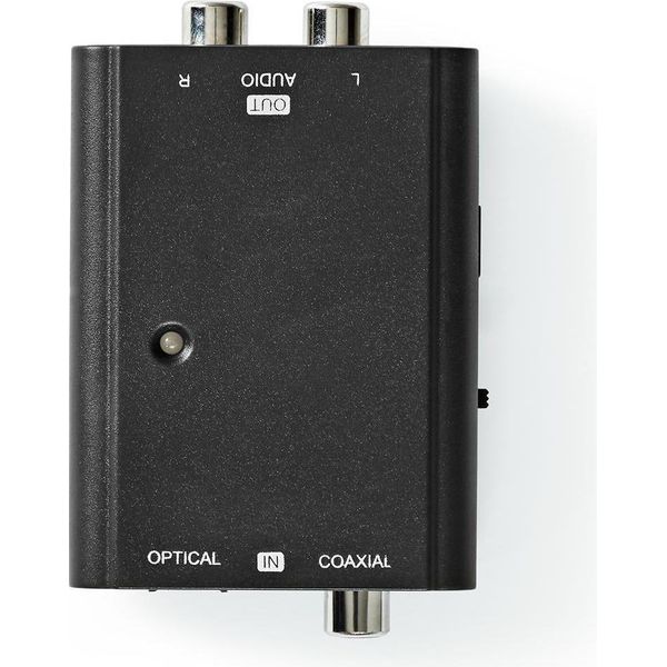 Convertitore Audio Digitale | A Due Vie | Ingresso Di Connessione: 1X S/Pdif (Rca) Femmina / 1X Toslink Femmina | Uscita Di Connessione: 2X Rca Femmina | Arc | Manuale Di Istruzioni | Nero-image
