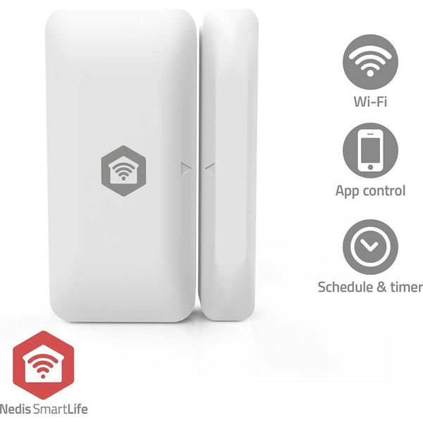Sensore Per Porta E Finestra Smartlife | Zigbee 3.0 | Alimentato A Batteria | Android™ / Ios | Bianco-image