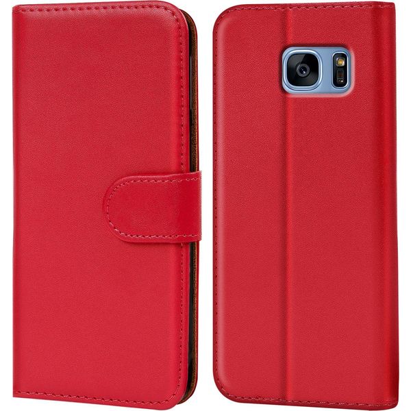 Custodia A Libro Per Samsung Galaxy S7 Custodia Flip Cover Custodia Protettiva Per Telefoni Cellulari-image