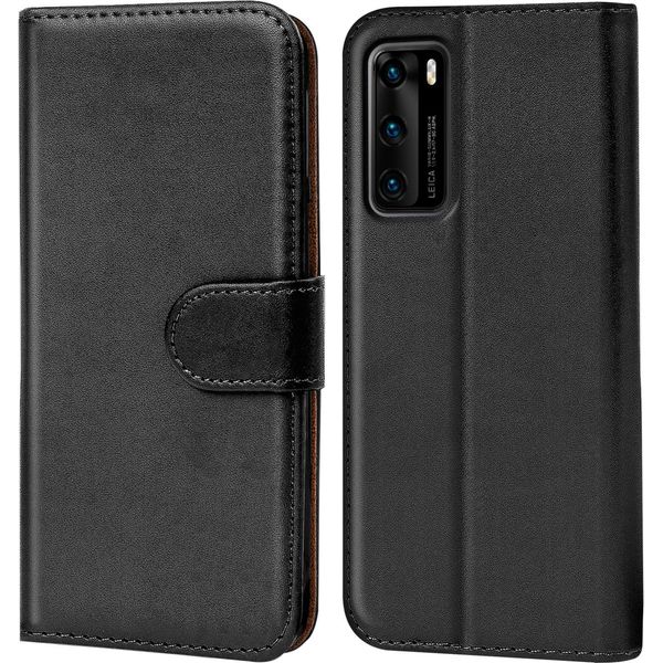 Custodia A Libro Per Huawei P40 Cover Flip Cover Custodia Del Telefono Cellulare Custodia Protettiva Cover Shell-image