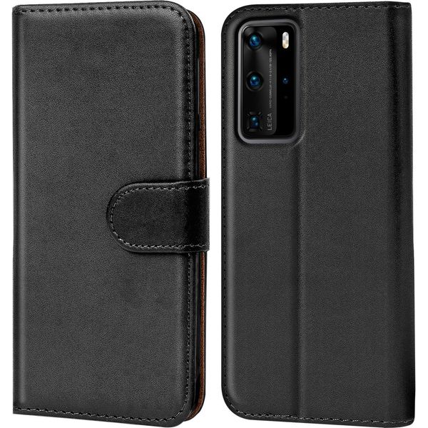 Custodia A Libro Per Huawei P40 Pro Cover Flip Cover Custodia Del Telefono Cellulare Custodia Protettiva Cover Shell-image