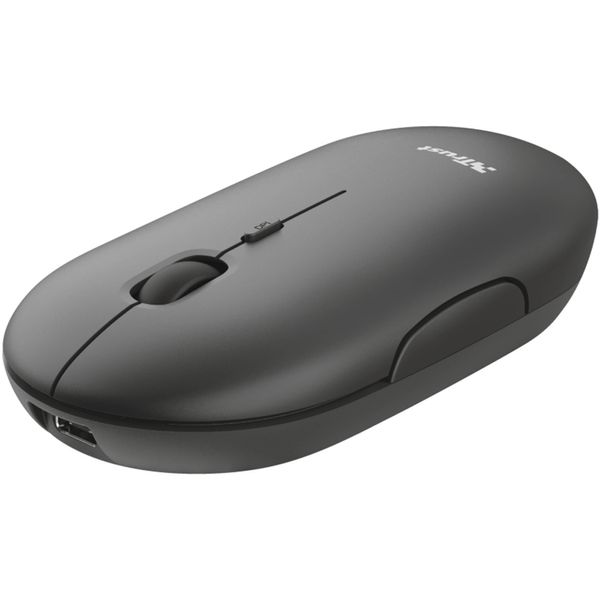 Trust Puck Mouse Ambidestro Rf Senza Fili + Bluetooth Ottico 1600 Dpi-image