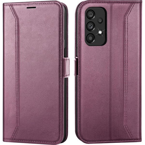 Custodia Per Telefono Cellulare Per Samsung Galaxy A53 5G Cover Flip Case Pieghevole Cover Protettiva, Blackberry-image