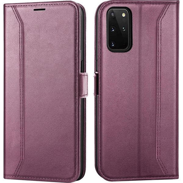 Custodia Per Telefono Cellulare Per Samsung Galaxy S20 Plus Cover Flip Case Pieghevole Cover Protettiva, Blackberry-image