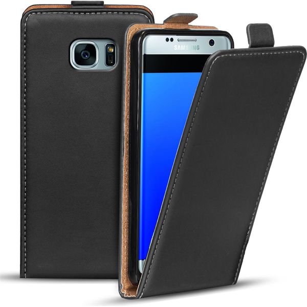 Custodia Flip Per Samsung Galaxy S7 Edge Custodia Flip Cover Classica Custodia Protettiva Per Telefono Cellulare-image