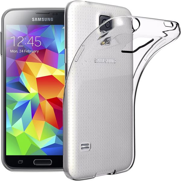 Cover Protettiva Per Samsung Galaxy S5 Custodia Trasparente Slim Cover Clear-image
