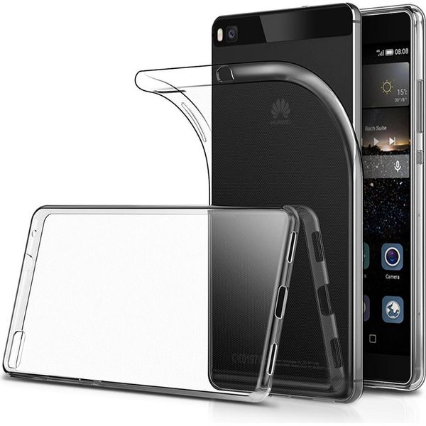 Cover Protettiva Per Huawei P8 Custodia Trasparente Slim Cover Clear-image