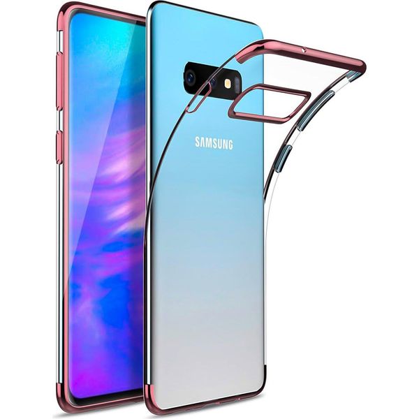Copertura In Tpu Per Samsung Galaxy S6 Custodia In Silicone Trasparente Con Marchio A Colori Custodia Per Telefono Cellulare-image