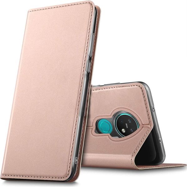 Custodia Per Telefono Cellulare Nokia 7.2 / 6.2 Book Case Custodia Protettiva Slim Flip Cover Case-image