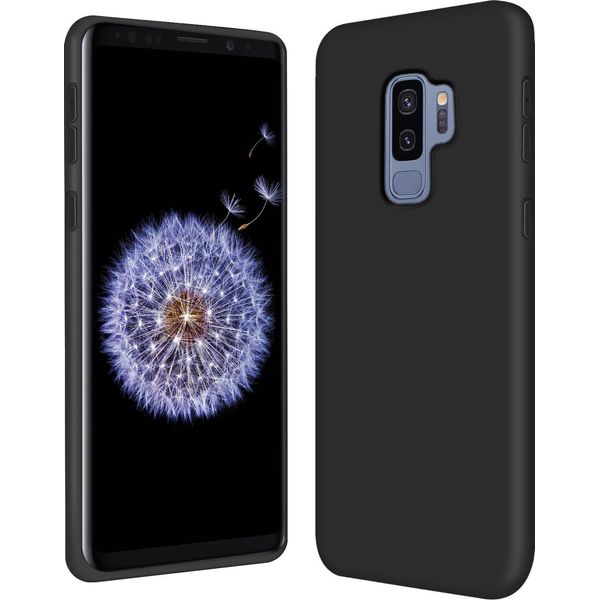 Custodia Samsung Galaxy S9+ Cover Protettiva Del Telefono Cellulare Custodia In Gel Di Silicone Custodia Del Telefono Cellulare, Nero-image