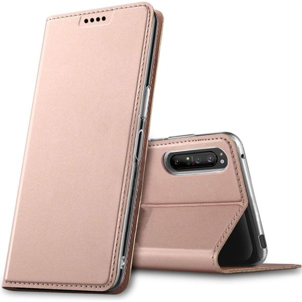 Coprire Il Telefono Cellulare Sony Xperia 5 Ii Book Case Custodia Protettiva Cover Slim Flip Cover Case-image