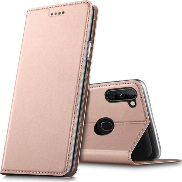 Custodia Del Telefono Cellulare Samsung Galaxy M11 Libro Custodia Protettiva Cover Slim Flip Cover Case-image