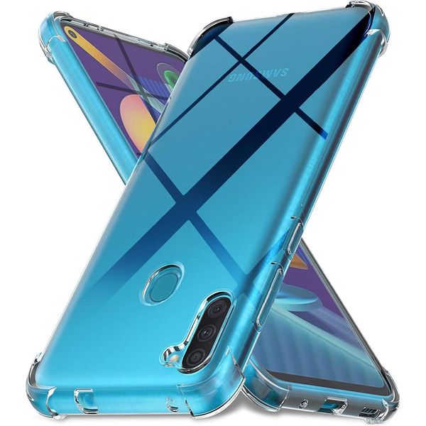 Custodia Per Samsung Galaxy M11 Anti Shock Custodia Per Telefoni Cellulari Copertura Trasparente-image