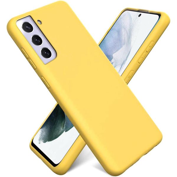 Custodia Per Samsung Galaxy S21 Fe Protezione Del Telefono Cellulare Copertura In Gel Di Silicone Custodia Del Telefono Cellulare, Giallo-image