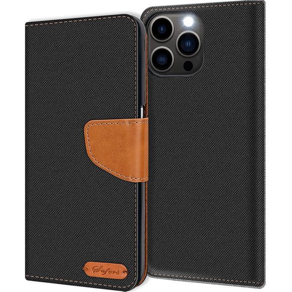 Flip Cover Apple Iphone 15 Pro Custodia Del Telefono Cellulare Flip Case Custodia Protettiva Cover Book Cover-image