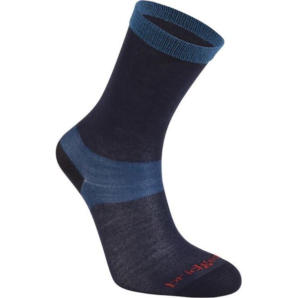 Bridgedale Liner Coolmax (Fibre Di Poliestere) Boot Donna - 2 Paia Colore: Navy / Taglia: S-image