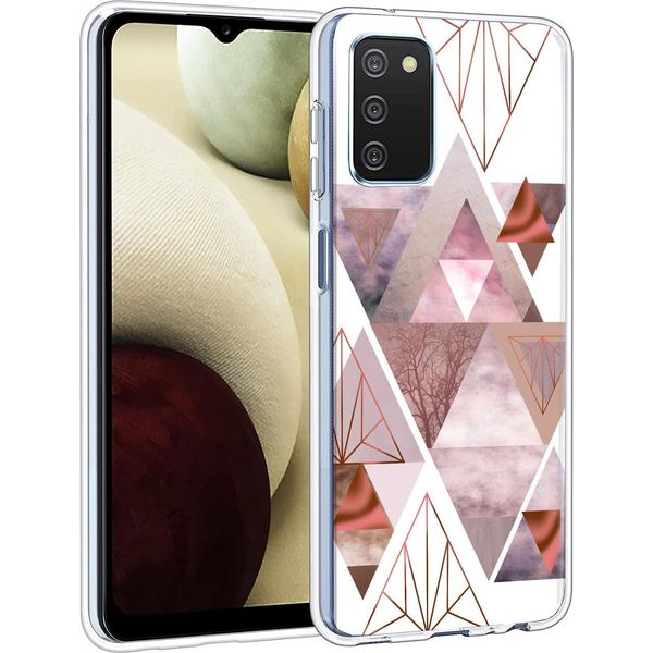Custodia Del Telefono Cellulare Per Samsung Galaxy A02S Copertura In Silicone Motivo Caso Di Copertura Protettiva-image