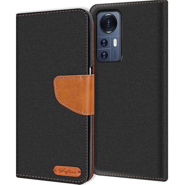 Flip Cover Xiaomi 12 Pro Custodia Del Telefono Cellulare Flip Case Custodia Protettiva Cover Book Cover-image