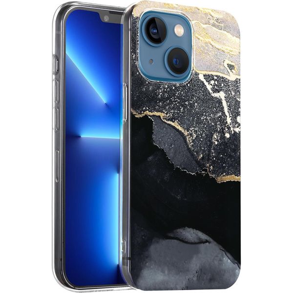 Custodia Per Apple Iphone 13 Copertura Protettiva Motivo Marmo Custodia Per Telefono Cellulare Silicone Slim Cover-image