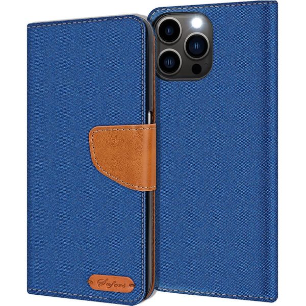 Flip Cover Apple Iphone 15 Pro Max Custodia Del Telefono Cellulare Flip Case Custodia Protettiva Cover Book Cover-image