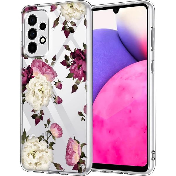 Custodia Del Telefono Cellulare Per Samsung Galaxy A33 5G Copertura In Silicone Motivo Caso Di Copertura Protettiva-image