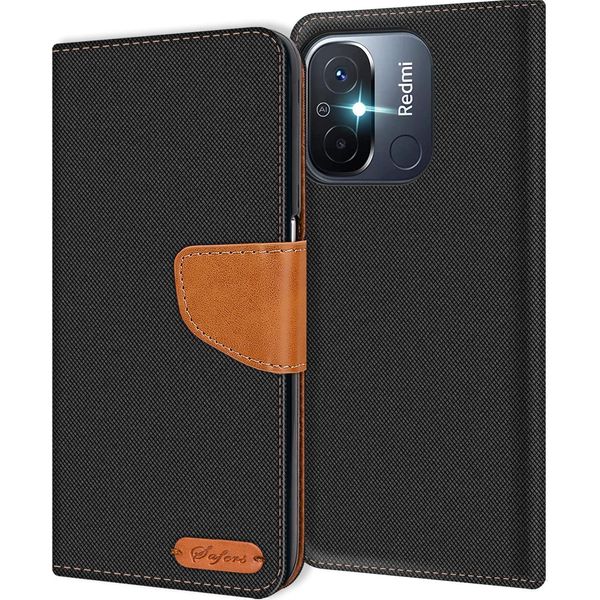 Flip Cover Xiaomi Redmi 12C Custodia Del Telefono Cellulare Custodia Flip Custodia Protettiva Cover Book Cover-image