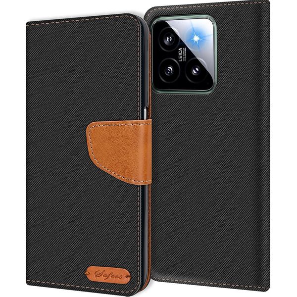 Flip Cover Per Xiaomi 14 Mobile Phone Case Flip Case Custodia Protettiva Cover Book Cover-image