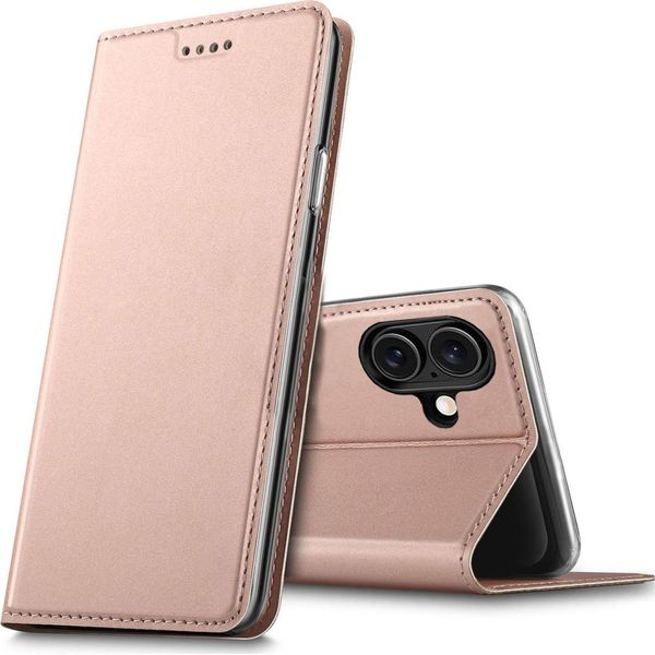 Custodia Del Telefono Cellulare Apple Iphone 16 Book Case Custodia Protettiva Slim Flip Cover Case-image