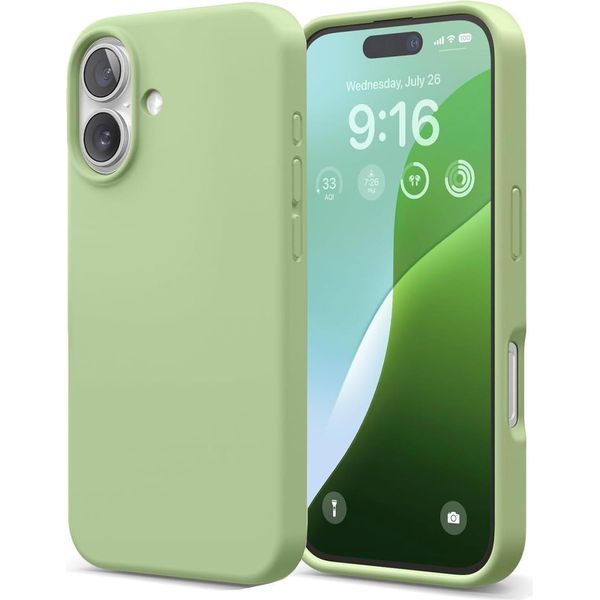 Custodia Per Apple Iphone 17 Custodia Del Telefono Cellulare Custodia Di Protezione Del Telefono Cellulare Copertura In Silicone Custodia Del Telefono Cellulare, Verde-image
