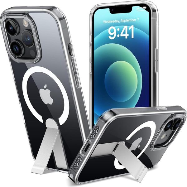 Custodia Kickstand Per Iphone 12 Iphone 12 Pro Custodia Protettiva Custodia Con Supporto Compatibile Con Magsafe-image