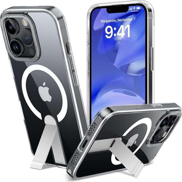 Custodia Kickstand Per Iphone 13 Pro Custodia Protettiva Con Supporto Compatibile Per Magsafe-image
