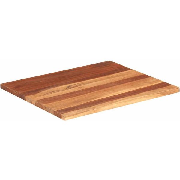 Vidaxl Piano Del Tavolo In Legno Massiccio Di Acacia 25-27 Mm 60X70 Cm-image