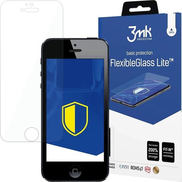 3Mk Display Hybridglas Flexibleglass Lite FüR Apple Iphone 5/5S/SE 0,16Mm 6H-image