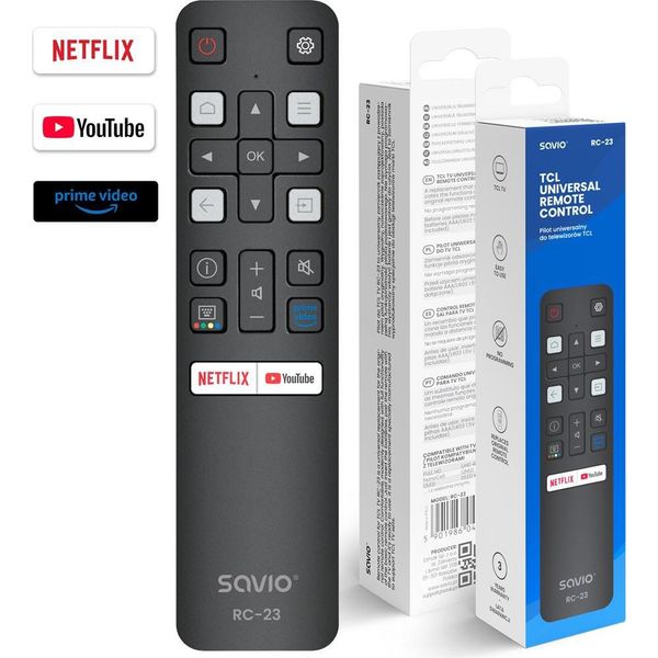 Savio RC-23 Telecomando Ir Senza Fili Universale Tasti A Pressione-image