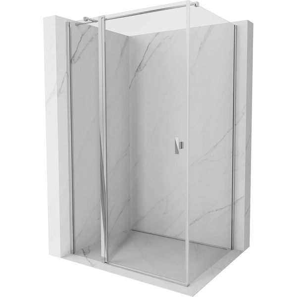 Mexen Mist T Cabina Doccia Ad Anta 95 X 110 Cm, Trasparente, Cromo - 8A4T-095-110-01-00-image