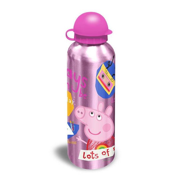 Kids Euroswan Bottiglia In Alluminio 500 Ml - Peppa Pig-image