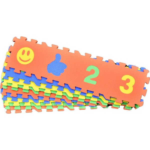 Tappeto Gioco Pre-Sport Alfabeto E Numeri - Tappeto Puzzle In Schiuma 36 Pezzi-image