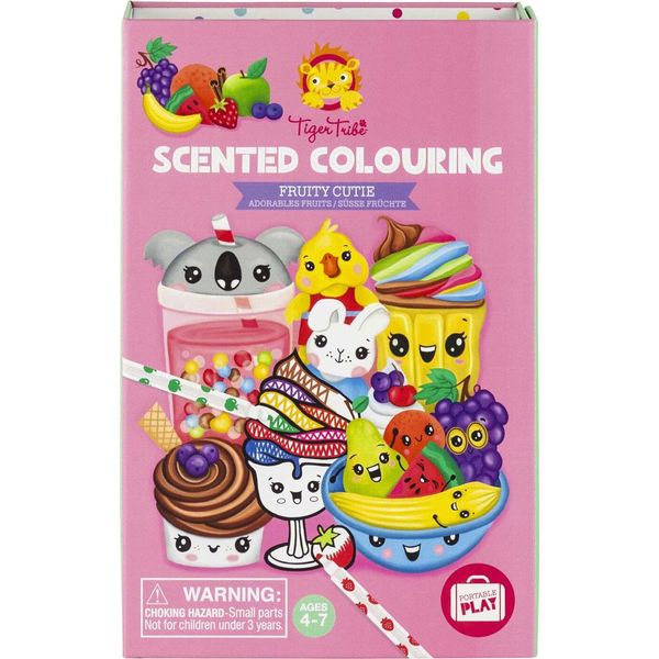 Set Da Disegno Tiger Tribe - Matite Profumate E Libro Da Colorare Fruity Cutie-image