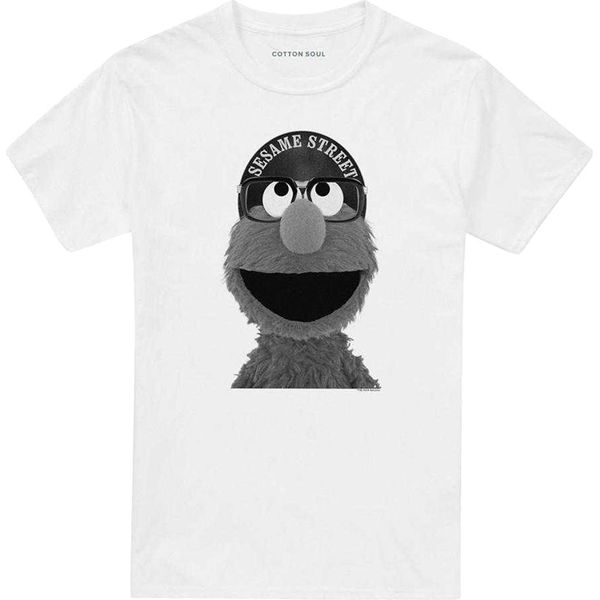 Sesame Street - Maglietta "Lee"" Per Uomo/Donna Unisex TV20624 (Xxl) (Bianco)"-image