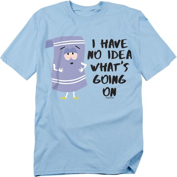South Park - Maglietta "No Idea"" Per Uomo/Donna Unisex TV20608 (S) (Azzurro)"-image
