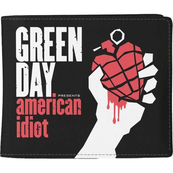 Green Day - Portafoglio "American Idiot"" RO14533 (Taglia Unica) (Nero)"-image