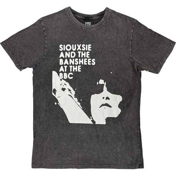 Siouxsie & The Banshees - Maglietta "At The Bbc"" Per Uomo/Donna Unisex, Lavaggio A Pietra RO14497 (L) (Antracite)"-image