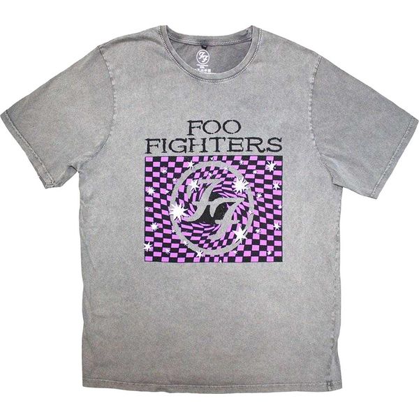 Foo Fighters - Maglietta "Ff 4"" Per Uomo/Donna Unisex, Lavaggio A Pietra RO14499 (L) (Grigio)"-image
