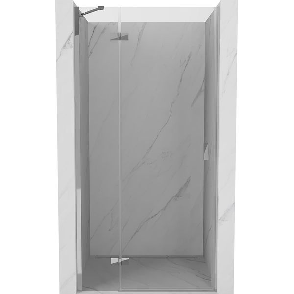 Mexen Mist-H Porta Doccia Battente Sinistra 100 Cm, Trasparente, Cromo - 8A5-100-000-01-00-L-image
