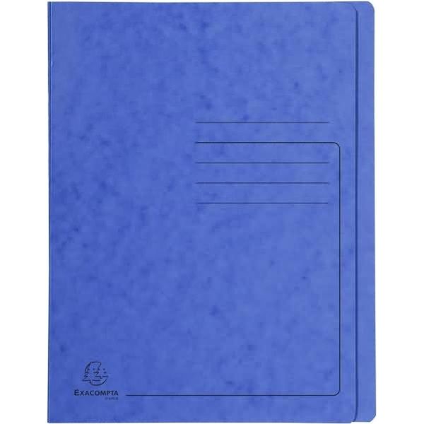 Exacompta 39992E 25 Exacompta Schnellhefter Karton Blau Din A4-image