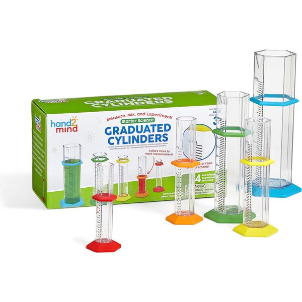 Giocattolo Scientifico Di Learning Resources Set Di Cilindri Di Misurazione Per La Scienza Starter Science-image