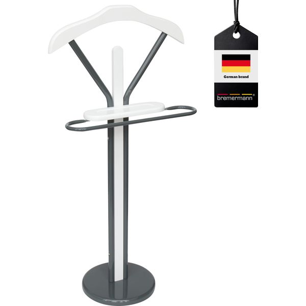 Maggiordomo Per Cappotti Bremermann, Portavalori, Appendiabiti, Appendiabiti In Bianco-image